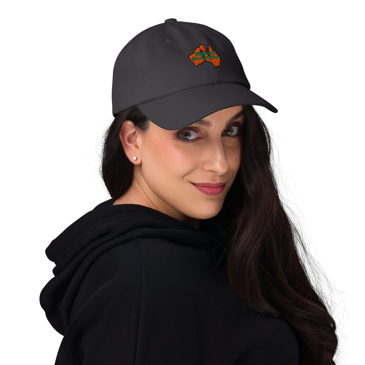 Naked Downunder Dad Hat – Dark Grey