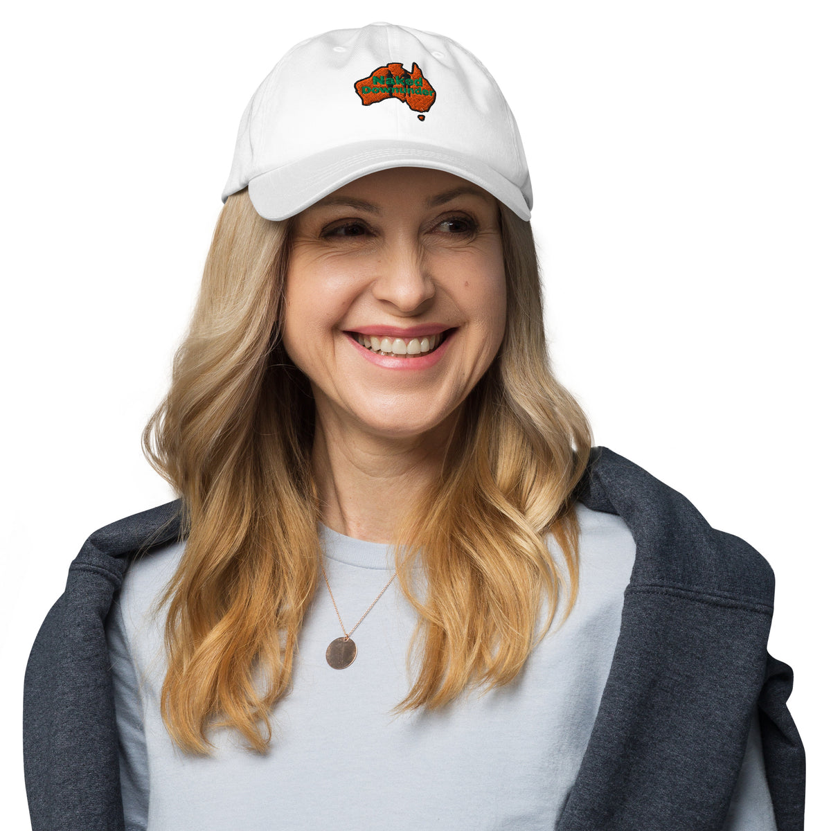 Naked Downunder Dad Hat – White