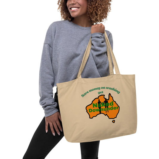 Naked Downunder Save Money on Washing Large Organic Tote Bag – Oyster