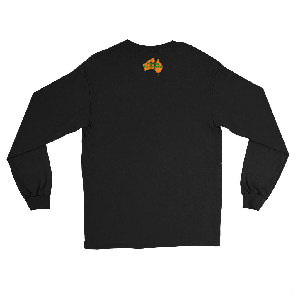 Naked Downunder There's Never a Bad Day to Be Naked Downunder Men's Long-Sleeve Shirt
