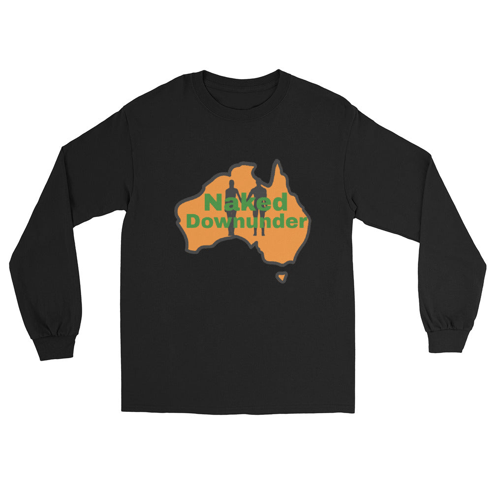 Naked Downunder Men's Long-Sleeve Shirt – Black