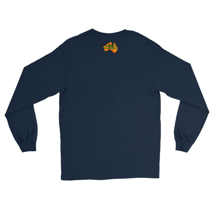 Naked Downunder There's Never a Bad Day to Be Naked Downunder Men's Long-Sleeve Shirt