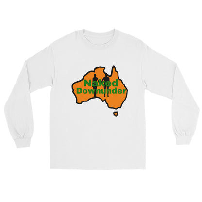 Naked Downunder Men's Long-Sleeve Shirt – White