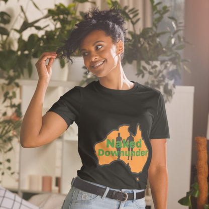 Naked Downunder Unisex T-Shirt – Black