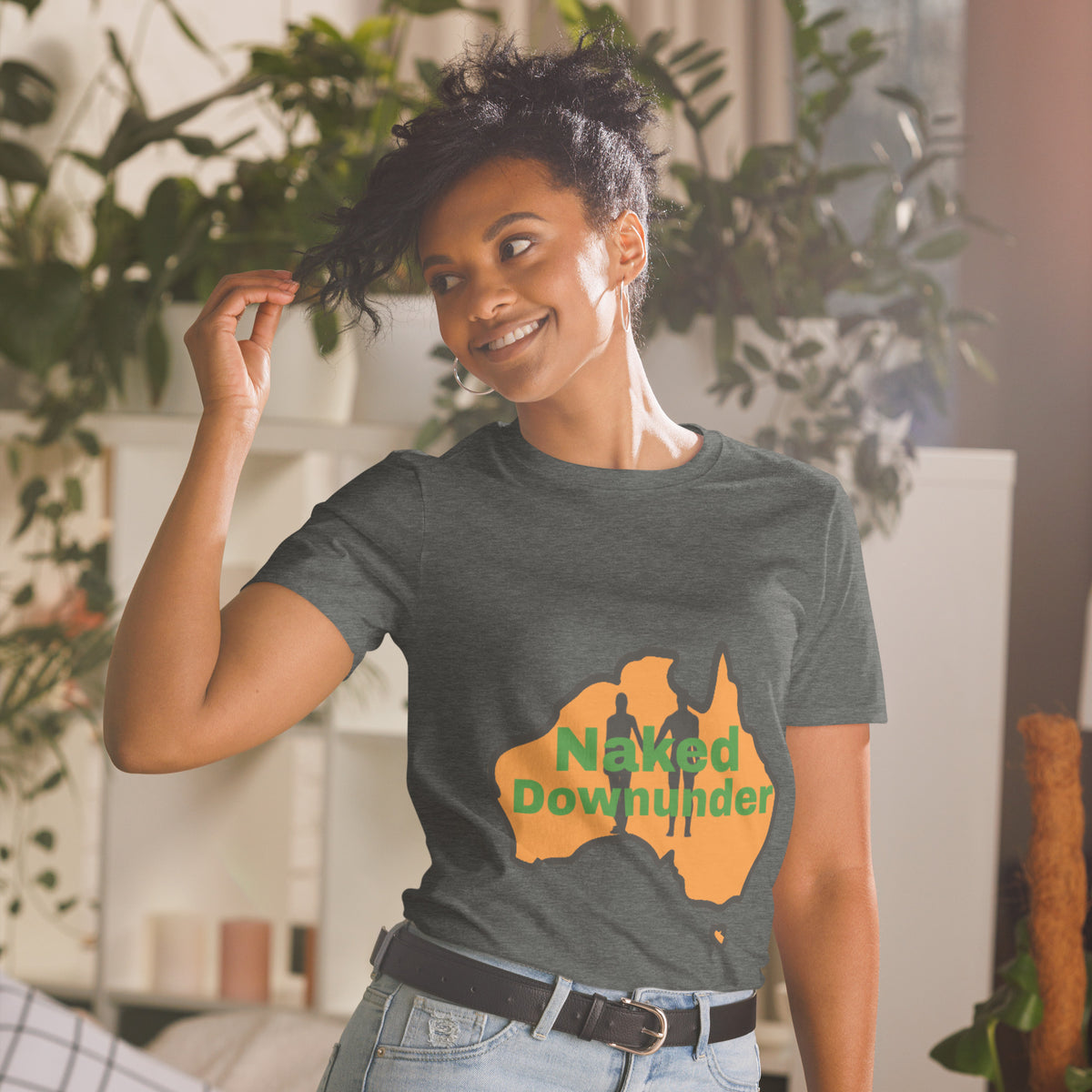 Naked Downunder Unisex T-Shirt – Dark Heather