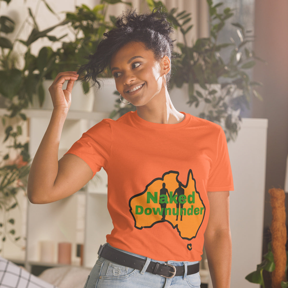Naked Downunder Unisex T-Shirt – Orange