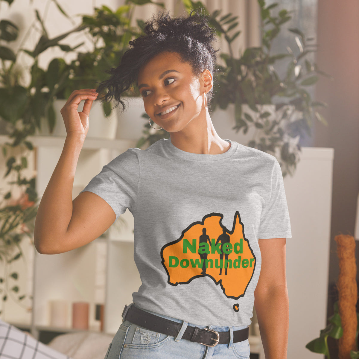 Naked Downunder Unisex T-Shirt – Sport Grey