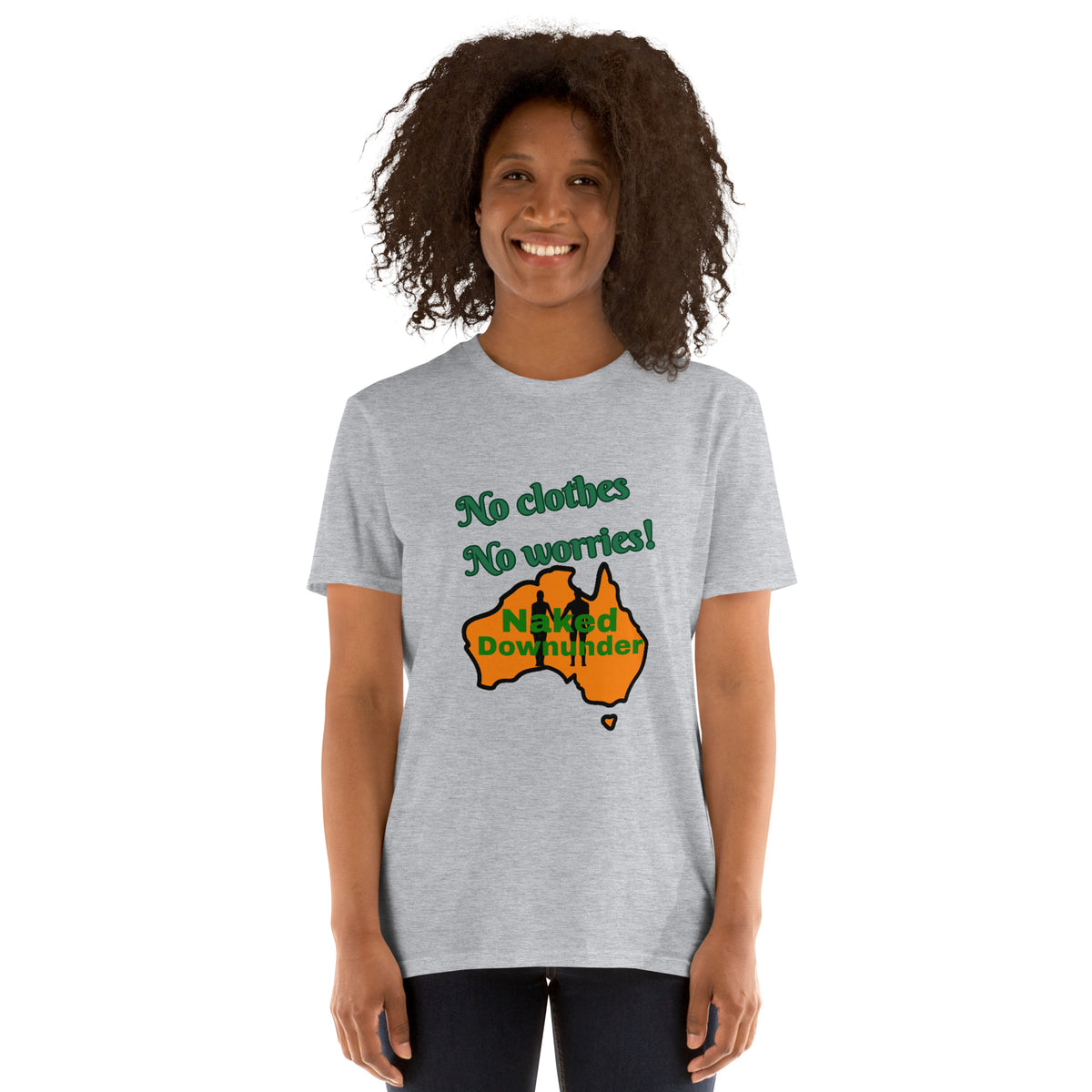 Naked Downunder No Clothes Unisex T-Shirt