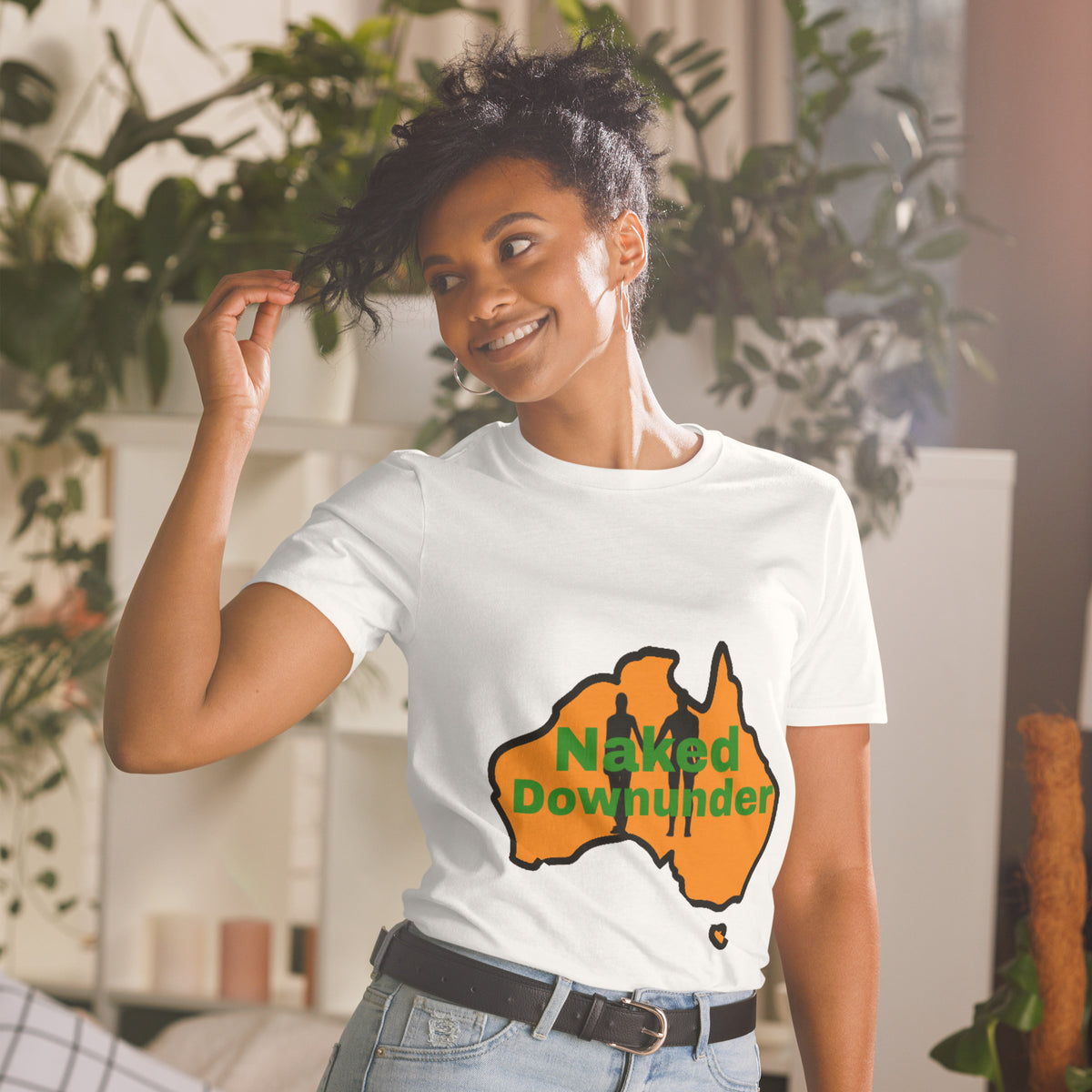 Naked Downunder Unisex T-Shirt – White