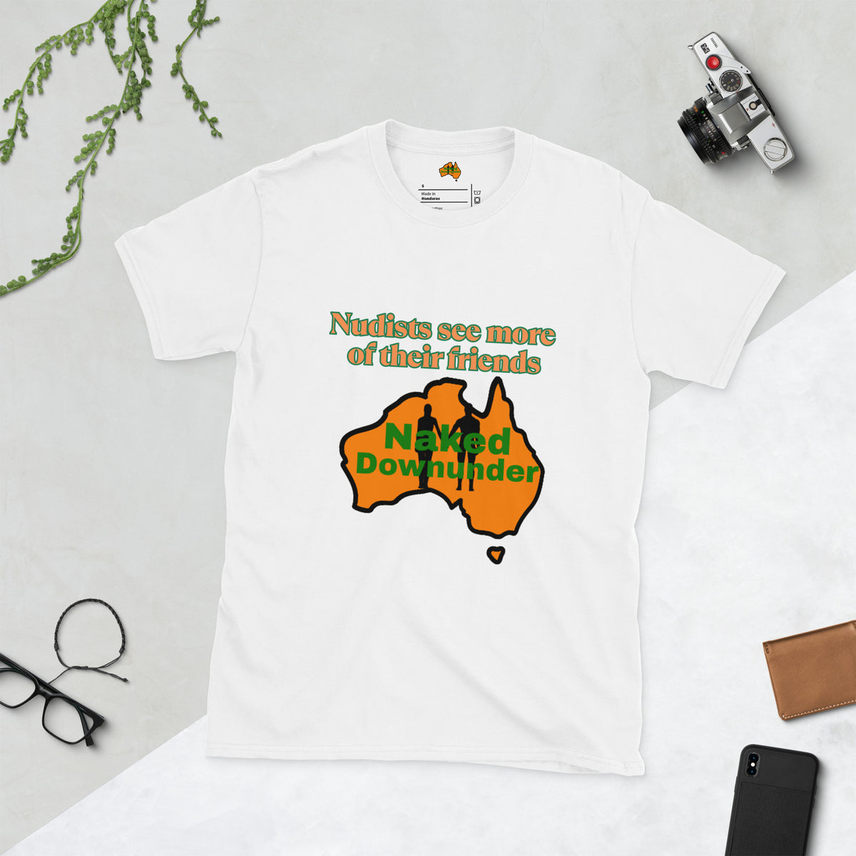 Naked Downunder Nudists see more of their friends NDU Short-Sleeve Unisex T-Shirt