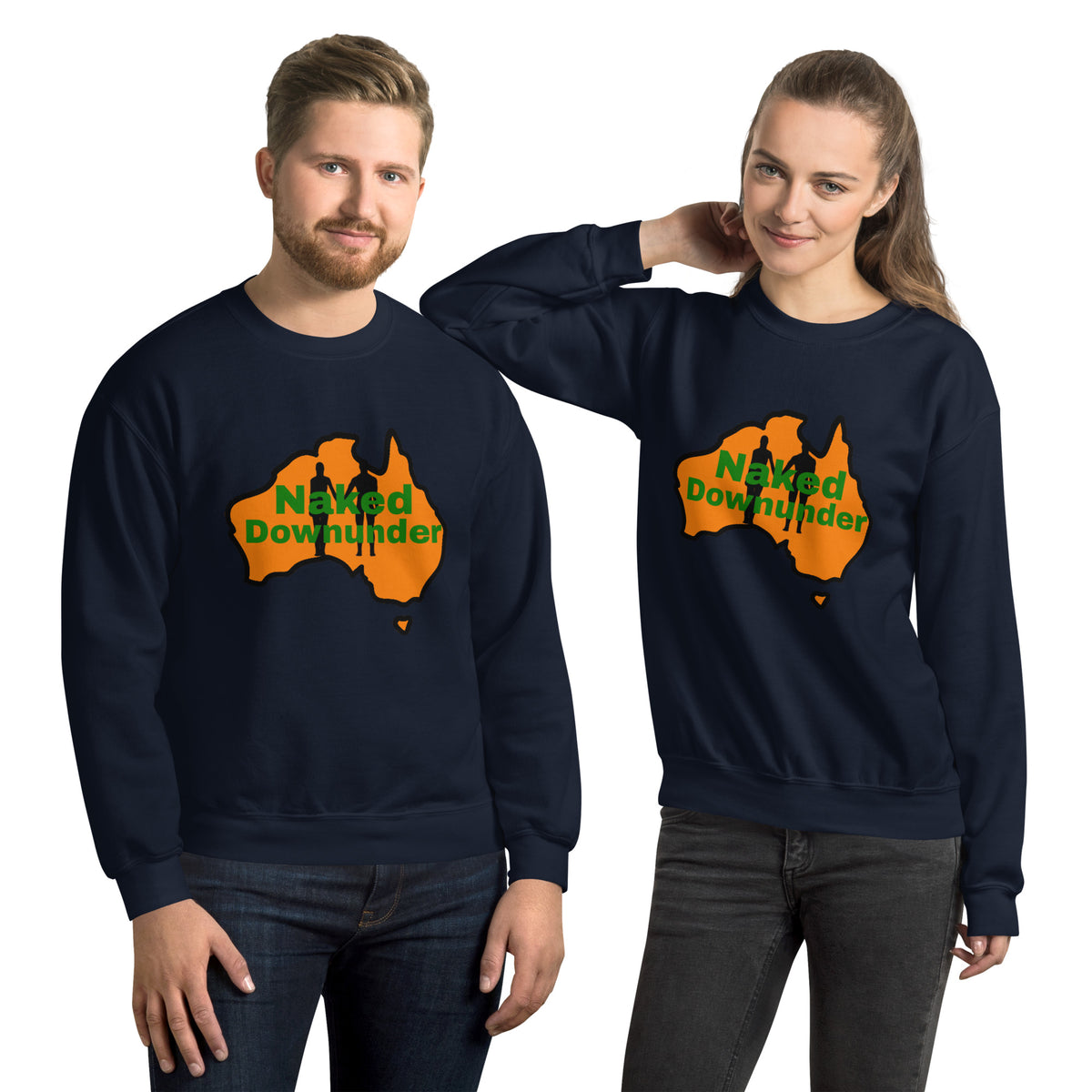 Naked Downunder Crew Sweatshirt – Navy