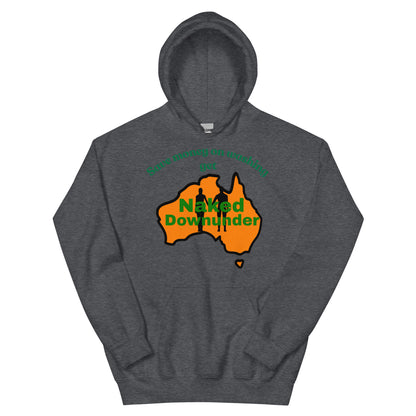 Naked Downunder Save Money on Washing Unisex Hoodie – Dark Heather