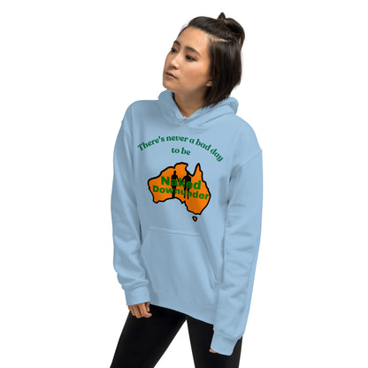 Naked Downunder There's Never a Bad Day to Be Naked Downunder Unisex Hoodie