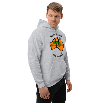 Naked Downunder No Swimsuit, No Worries Unisex Hoodie – Sport Grey