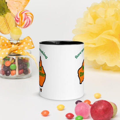 Naked Downunder Save Money on Washing Mug with Colour Inside
