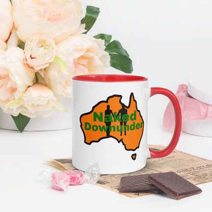 Naked Downunder Mug with Colour Inside